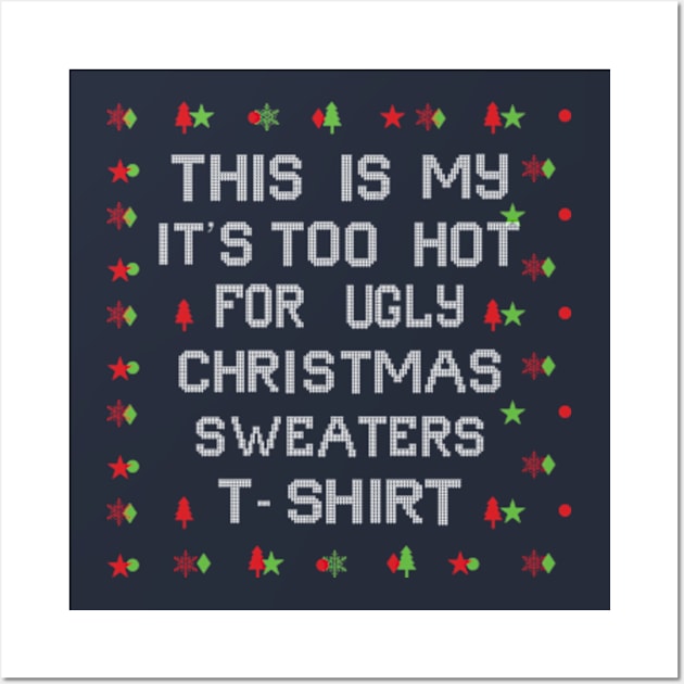 Ugly Christmas Sweaters Wall Art by AdultSh*t